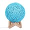 LED Rattan Ball USB Night Light Bedside Desk Lamp with Remote